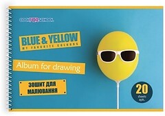 Фото Cool for School Альбом для рисования на пружине Blue and Yellow (CF60903-08)
