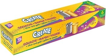 Фото Cool for School Гуаш з золотом і сріблом (CF60162)