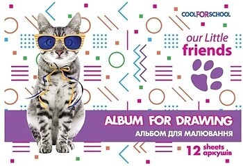 Фото Cool for School Альбом для малювання на скобі Котик (CF60905-02)