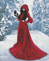 Фото Идейка Алмазная мозаика Зимняя красавица (AMO7253)