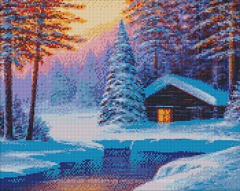 Фото Ідейка Алмазна мозаїка Зимова тиша (AMO7299)