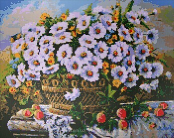 Фото Идейка Алмазная мозаика Летние цветы (AMO7330)