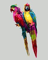 Фото Strateg Цветные попугаи (SY6033)