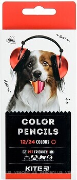 Фото Kite Олівці кольорові двосторонні Dogs (K22-054-1)