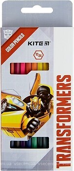Фото Kite Олівці кольорові двосторонні Transformers (TF22-054)