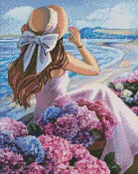 Фото Ідейка Алмазна мозаїка Квітне узбережжя (AMO7384)