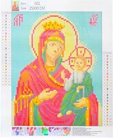 Фото Supretto Алмазна живопис Ікона Іверська Богородиця (75690001)