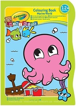 Фото Crayola Розмальовка Mini Kids Море (81-1475-1)