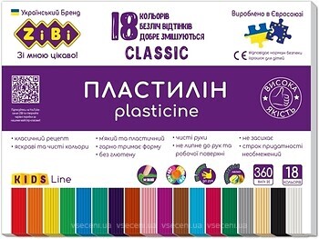 Фото ZiBi Classic Пластилін (ZB.6235)