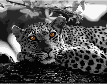 Фото Strateg Черно-белый леопард (GS051)