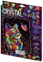 Фото Danko Toys Crystal mosaic Кішка і метелик (CRM-02-04)