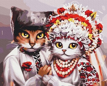 Фото Brushme Весілля українських котиків (BS53340)