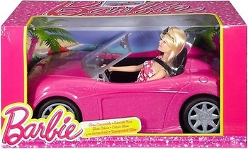 Фото Mattel Гламурный кабриолет и кукла Барби (DJR55)