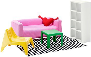 Фото IKEA Меблі для ляльки вітальня (502.355.10)