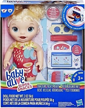 Фото Hasbro Baby Alive Малятко і їжа (E1947)