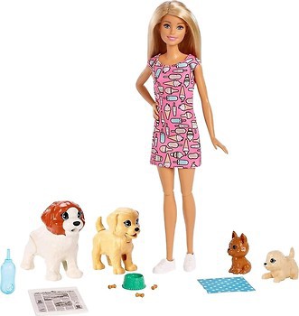 Фото Mattel Барбі Doggy Daycare Doll & Pets (FXH08)
