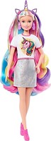 Фото Mattel Барбі Fantasy Hair Doll with Mermaid & Unicorn Looks Blonde (GHN04)