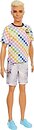 Фото Mattel Барбі Fashionistas Модник в картатій футболці (GRB90)