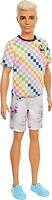 Фото Mattel Барбі Fashionistas Модник в картатій футболці (GRB90)