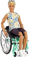 Фото Mattel Барбі Fashionistas Модник в інвалідному візку (GWX93)