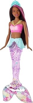 Фото Mattel Барби Dreamtopia Sparkle Lights Mermaid Doll Brunette (GFL83)