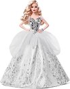Фото Mattel Барбі Holiday Doll 2021 Blonde Wavy Hair (GXL21/GXL18)