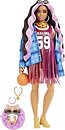 Фото Mattel Барбі Extra Doll №13 in Basketball Jersey Dress with Pet Corgi (HDJ46)