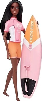 Фото Mattel Барбі Olympic Games Tokyo 2020 Surfer Doll (GJL76)