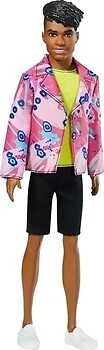 Фото Mattel Барби Ken 60th Anniversary Doll in Throwback Rocker Derek Look (GRB44)