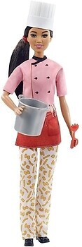 Фото Mattel Барби Pasta Chef Brunette Doll (GTW38)