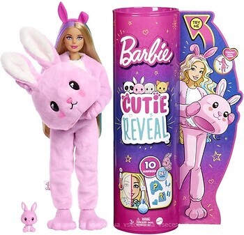 Фото Mattel Cutie Reveal Doll with Bunny Plush Costume (HHG19)