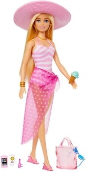 Фото Mattel Barbie Пляжная прогулка (HPL73)