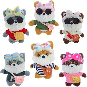 Фото A-Toys Собачка в окулярах із сумкою (K0201)