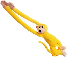Фото Bambi Мавпочка обіймашки зі звуком жовта (K15325)