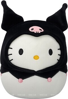 Фото Squishmallows Hello Kitty Хелоу Кітті в образі Куромі 20 см (SQSN00388)