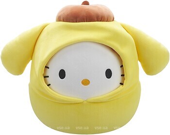 Фото Squishmallows Hello Kitty Хелоу Кітті в образі Помпомпурін 20 см (SQSN00387)