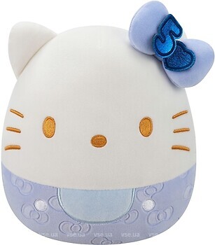 Фото Squishmallows Hello Kitty Хеллоу Кітті в синьому 20 см (SQSN00500)
