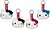 Фото Hello Kitty Брелок Hello Kitty Юбилейная в ассортименте 7 см (760023891)
