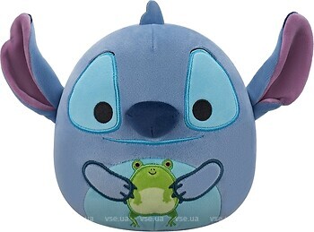 Фото Squishmallows Disney Стіч з жабою 17 см (SQDI00730)