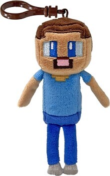 Фото TY Beanie Clips Minecraft Брелок Стів (34022)