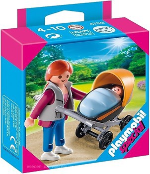 Фото Playmobil Мама с коляской и ребенком (4756)
