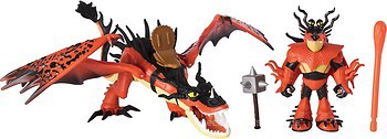 Фото Spin Master Dragons Как приручить дракона 3: Кривоклык и Сморкала (SM66621/7328)