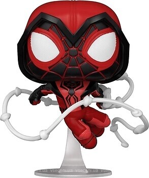 Фото Funko Pop! Bobble Marvel Games Miles Morales Miles Crimson Cowl Suit (50155)