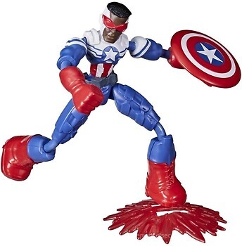 Фото Hasbro Marvel Avengers Bend and Flex Captain America Falcon (F0971/E7377)