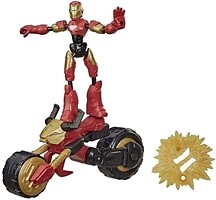 Фото Hasbro Avengers Bend and flex 2 в 1 Залізний чоловік на мотоциклі