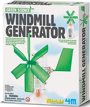 Фото 4M Green Science Вітряний генератор (00-03267)