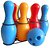 Фото ColorPlast Кегли Радуга 9 (0732)