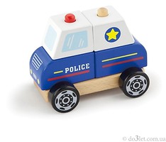 Фото Viga Toys Поліцейська машинка (50201)