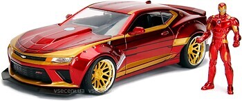 Фото Jada Toys Marvel Chevy Camaro with Iron Man 2016 (253225003)