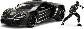 Фото Jada Toys Marvel Lykan Hypersport with Black Panther (253225004)